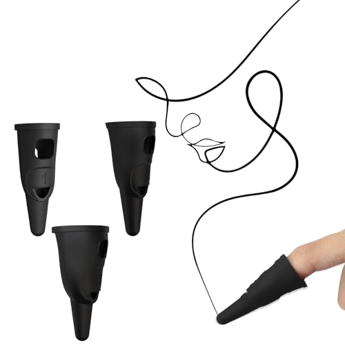 3 PCS Finger Stylus,Touch Screen Pen,Touch Screen Stylus Silicone Finger High Precision and Sensitivity for Ipad/iPhone/Android Mobile Phones and Tablets All Touch Screens(for Women Kids)