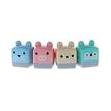 Forgun Mini Kawaii Cartoon Candy Colored Pencil Sharpener for School Supplies