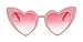 Heart Sunglasse Vintage Retro Cat Eye Oversized Sunglasses