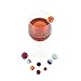 TrueZoo Planet Drink Silicone Wine Charms, Multicolor