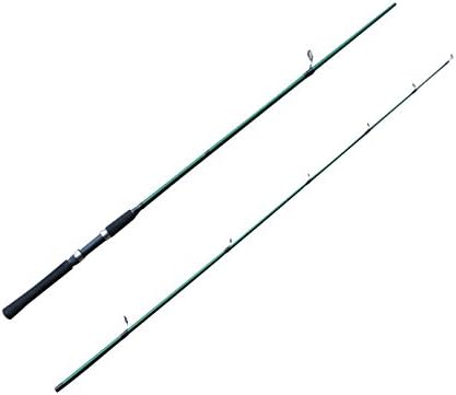 CarbonZeal 2-Piece Strong and Lightweight Portable Spinning Fishing Rod Stick Two-Piece Fiberglass Travel Spinning Lure Spin Fishing Pole for Saltwater Freshwater Sea Offshore Surf Fishing