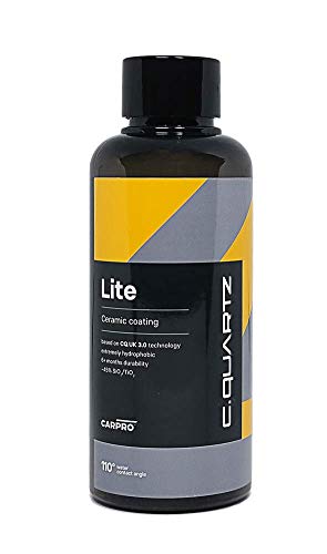 CQuartz Carpro Lite 150ml – Car Ceramic Coating Technol Dogy or Topcoat, Apply to SurfSPACE
