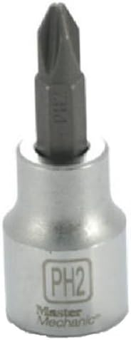 ASIA 123968 Master Mechanic 3/8" Drive #2 Phillips Bit Socket