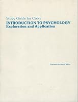 Study Guide for Coon Introduction to Psychology: Exploration and Application 0829901353 Book Cover