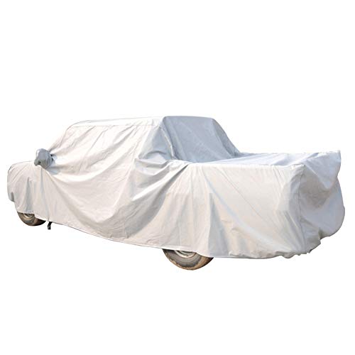 MIMIDI Waterproof Pickup Truck Cover All Weather Protection Scratch Resistant Full Cover for Cars with Adjustable Buckle Straps - Thumbnail 6