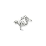 Sterling Silver Pelican Charm