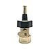 BriSunshine 2pcs Heavy Duty Brass Garden Hose Connector with Shut Off Valve 3/4 inch Solid Garden Hose Connector