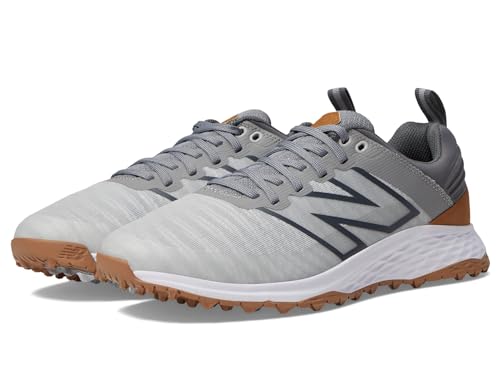 New Balance Men's Fresh Foam Contend v2 Golf Shoe, 8.5 D, Grey/Charcoal
