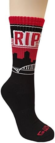 G206 Wear Portland Rip City Black Athletic Crew Socks