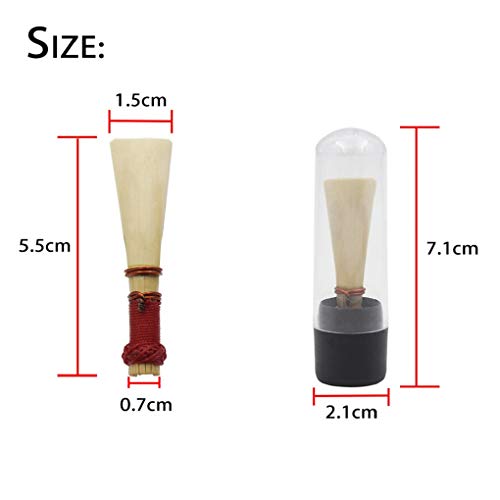 Meolin Bassoon Reeds Medium Strength Bassoon Reed with Case Holder Bassoon Music Accessories Woodwind Instruments Parts - Thumbnail 5