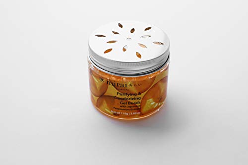 Purifying & Deodorizing Gel Beads with Japanese Persimmon