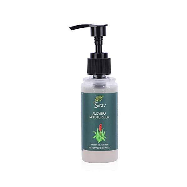 SVATV Aloe Vera Face Moisturizer and Body Lotion For Normal, Sensitive & Oily Skin - Hydrating Soothing Collagen Cream…