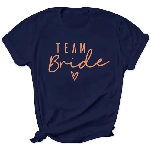 WOOD MEETS COLOR Bride Team T-Shirt, Mädchen T-Shirt, Bridesmaid T-Shirt (S-2XL)