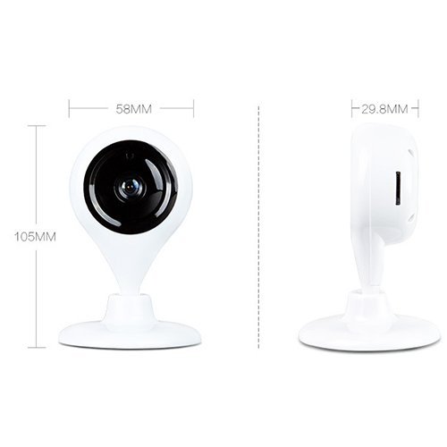 MADETEC IP Security Camera, 720 HD Wireless Wifi-Home Video Monitoring Surveillance Camera with Built-in Speaker
