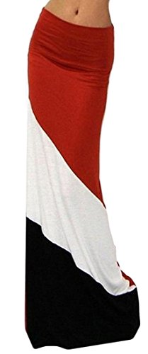 printed stripe bohemian skirts xqs