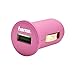 Hama SafeCharge 12Watt/2.4 Amp USB Car Charger with SmartLight, for iPhone 5 /5s, 6 / 6 Plus / 6s / 6s Plus, iPad, Galaxy S5, S6/ S6 Edge/Edge+, Note5, Nexus 5 /6, HTC, Moto X and More, Pink