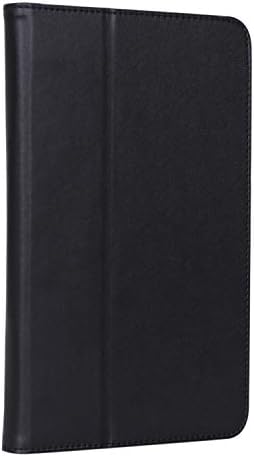 ISIN Premium PU Folio Protective Case Stand Cover for Samsung Galaxy Tab A 8.0 2018 SM-T387(Don't Fit for SM-T380 T385 T350 T355 P350 P355) Android Tablet PC(Black)