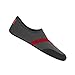 FitKicks Original Men's Edition Foldable Active Lifestyle Minimalist Footwear Barefoot Yoga Water Shoes Grey