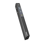 Inateck 2.4GHz Wireless Presenter Remote Powerpoint Presenter, Presentation Clicker PPT Pointer with USB Plug, Remote Control Range: Up to 100m, Black