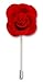 Men's Lapel Flower Handmade Boutonniere Pin for Suit - Exotic Rose by Puentes & Co