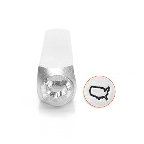 ImpressArt- 6mm, United States Outline Design Stamp