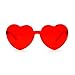 GIFIORE Heart Sunglasses for Women Red Cute Fun Heart Shaped Sun Glasses Candy Color Shades Party Favors