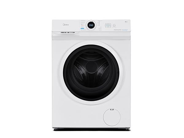 Midea MF10EW80BA10 Waschmaschine / 8kg / 1400 U/Min/EEK A-10%/Inverter Quattro Motor/Dampffunktion/Grosse Trommel/Nachlegefunktion/Kindersicherung/AquaStop, Weiß 5