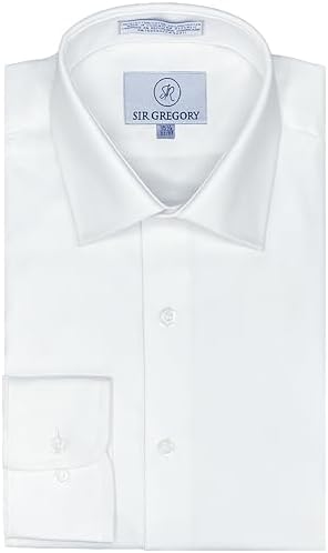Amazon.com: Biagio Men's 100% Cotton Solid Silver Grey Color Dress Shirt sz  14.5 32/33 : Clothing, Shoes & Jewelry