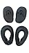 Silicone Ear Covers (Black) (2 Styles)