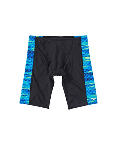 TYR Castaway Hero Jammer, Blue/Green, 30