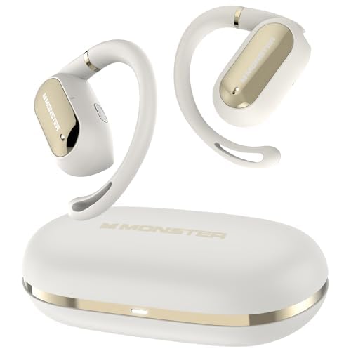 Photo 1 of Monster Open Ear AC322, Bluetooth 5.4 Headset, 36H Battery Life, IPX5 Waterproof, Clear Communication, Ergonomic Design, Ear Angle Adjustable, Not Easy to Fall Off Wireless Bluetooth Headset.