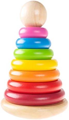 Hey! Play! Rainbow Stacking Rings 