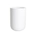 UVIVIU Barthroom Cups, Plastic Toothbrush Holder, Tumbler Cup, 350ml (White)