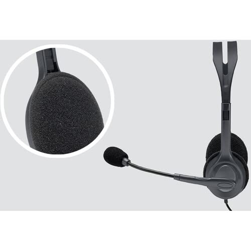 Logitech Stereo Headset H110 with Noise Cancelling Microphone