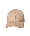 D&Y 6 Panel Faux Suede Baseball Cap-Tan