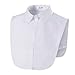 ANZERMIX Womens Detachable Blouse Half Shirts (White,One Size)