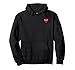 Heart Pocket T-Shirt Men Women Kids Pullover Hoodie