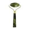 WWWL Massage Tool 2pcs Jade Massage Roller Set for Face Natural Stone Green Facial Massager Gua Sha Eye Face Neck Lift…