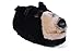 Happy Feet Slippers Black Bear Animal Slippers for Adults and Kids, Cozy and Comfortable, As Seen on Shark Tank (X-Large)