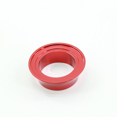 Aluminum alloy CNC Road bicycle headsets taper washer Mountain bike headsets cover stem spacers MTB bike parts (red)