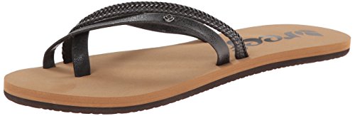 Reef Women's O'Contrare LX Flip Flop, Black, 8 M US