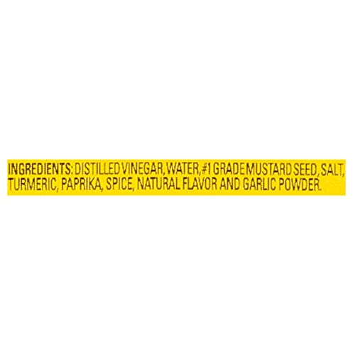 FRENCH’S CLASSIC YELLOW MUSTARD, 30 OZ