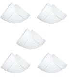 ZVac Central Vacuum Pipe Fittings Short 5pk Short 90 Degree for Replacement Compatible For Most Central Vacuum Systems