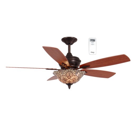 Litex Cq52abz5cr Coquillage 52 Inch Five Blade Ceiling Fan With