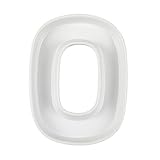 Ivy Lane Design Ceramic Dish Tray, Number 0, White