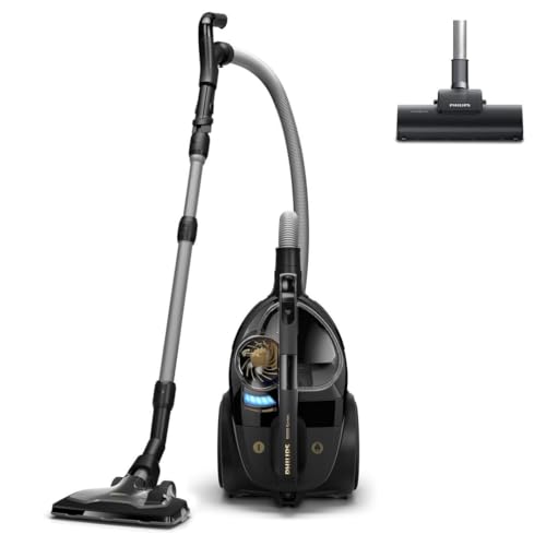 PHILIPS Series 9000 Beutelloser Staubsauger – 900 W, für Jede Art von Boden, mit Allergy H13-Filter und TriActive Ultra-Düse (XB9154/09)