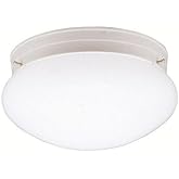 Kichler 208WH Ceiling Space Flush Mount 1-Light, White