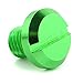 Xitomer 4 PCS M10x1.25 Mirror Hole Plugs, Fit for Z250SL/ Z125,and so on,Aluminum CNC (Green)