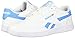 Reebok Men's Club MEMT Shoe, White/Bright Cyan/White, 14 M US