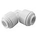 PureSec 1/4 Water Line Fittings 1/4 Push to Connect Fittings for 1/4 OD Tubing(1/4 Ball Valve+1/4 T fitting+Y+L+I, Pack of 10)